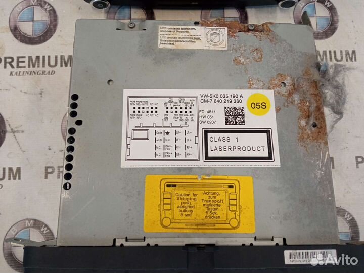 Магнитола Delphi Shkoda 1z0035156g