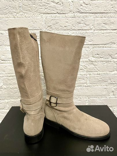 Сапоги замша детские размер 32-33