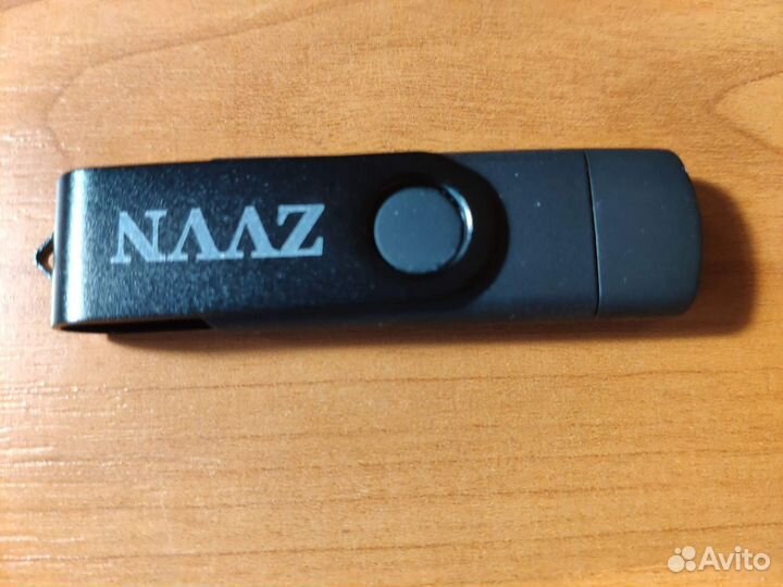 Флешка на 64 Гб на 2 Разъёма USB TypeA и Micro USB