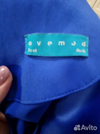 Вечернее платье синее