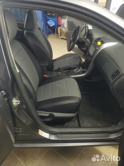 Авточехлы из экокожи на Toyota Corolla 150 sd