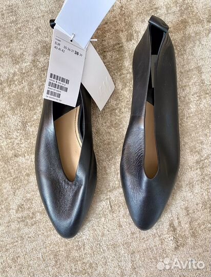Балетки натуральная кожа H&M, 38