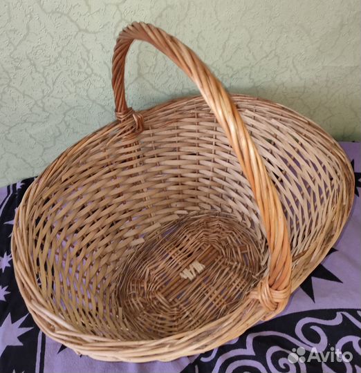 Корзина плетенная СССР