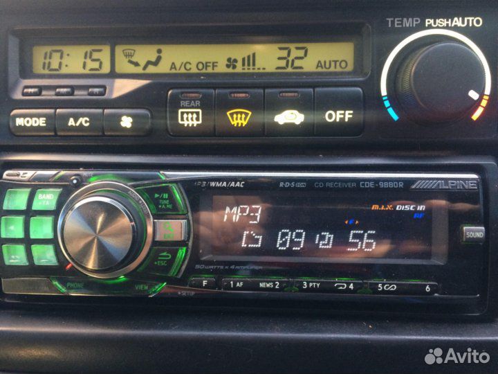 Магнитола алпайн 9880