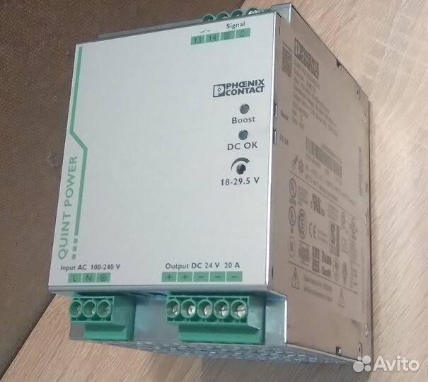 Блок питания 24v phoenix contact