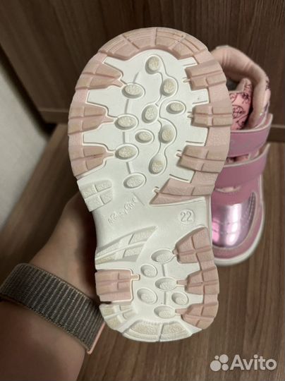 Утеплённые ботинки для девочки