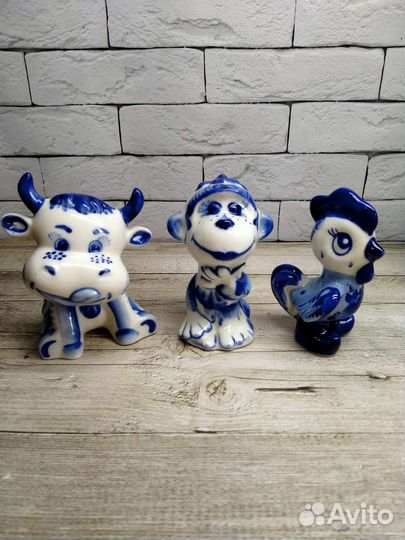 Фигурки гжель