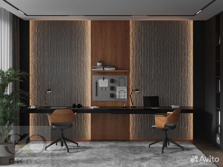 3D Гипсовая панель Скала Природная текстура