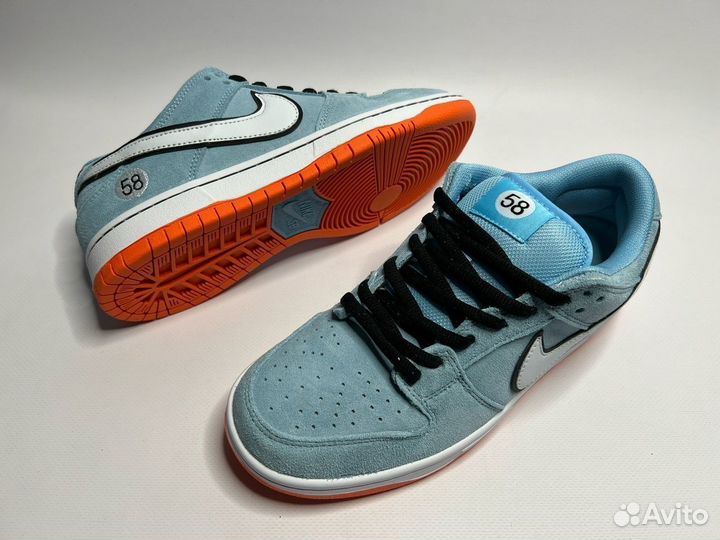 Кроссовки Nike sb dunk low club 58 gulf