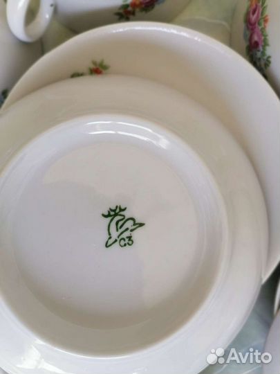 Чайный сервиз СССР Кузяевский фз