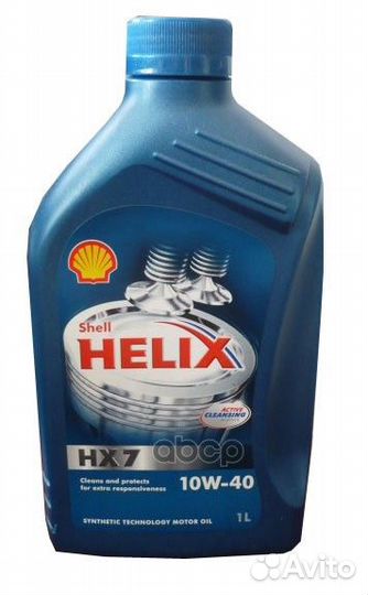 Масло моторное shell 10W40 helix HX7 1Л Shell