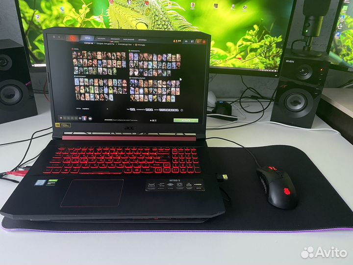 Полный игровой комплект Ноутбук Acer Nitro 5