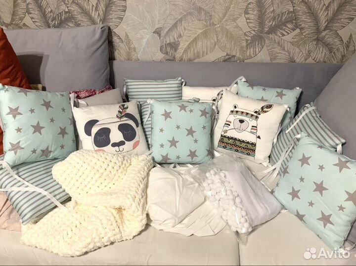 Бортики в детскую кроватку