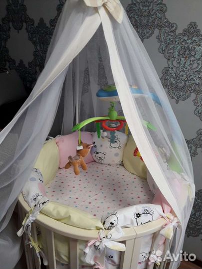 Бортики в детскую кроватку