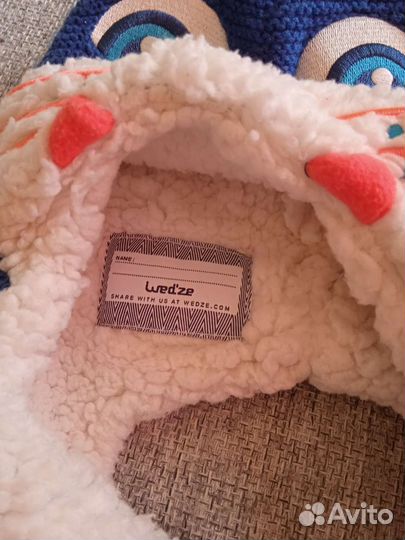 Лыжная детская шапка Wedze Monstercat Peruvian