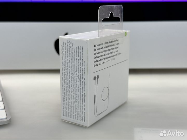 Наушники apple earpods проводные 3.5 мм