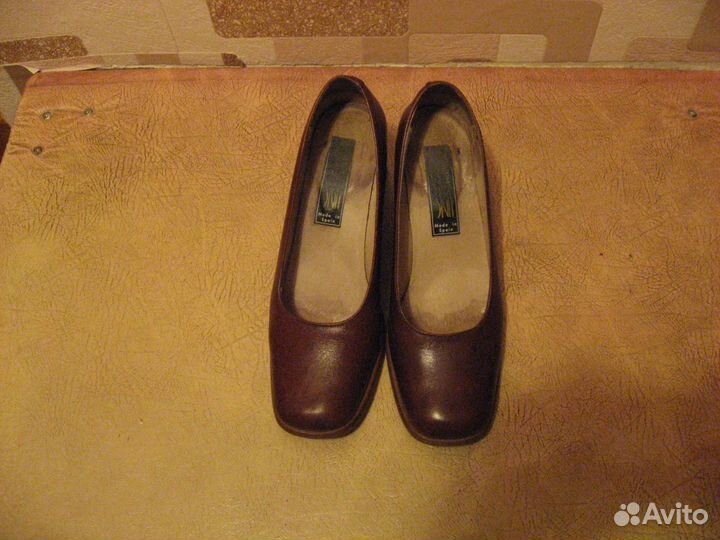 Кожаные туфли