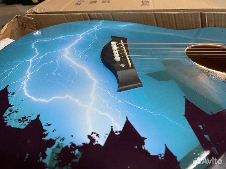 Акустическая гитара Belucci вс4040 TW бирюзовая