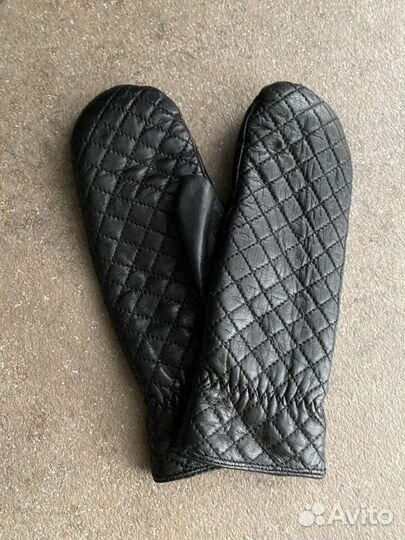 Кожаные варежки