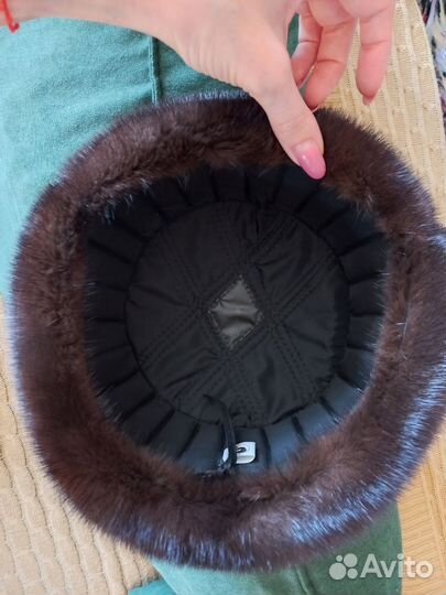 Мужская шапка норковая