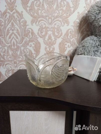 Ваза хрустальная
