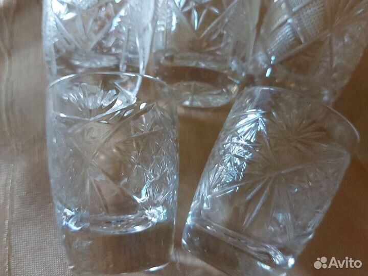 Стопки хрустальные СССР