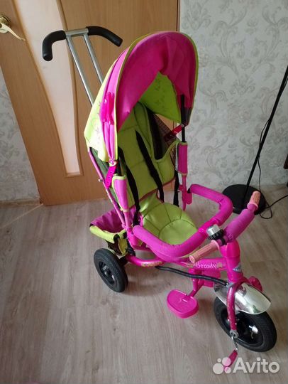 Детский велосипед с ручкой бу