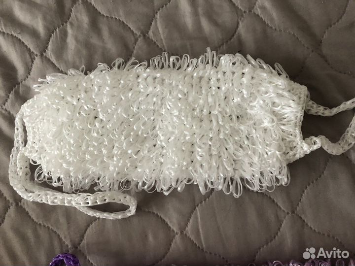 Мочалки ручной вязки