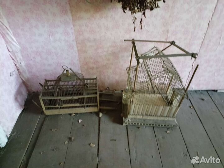 Клетки для птиц 120лет раритет в музей