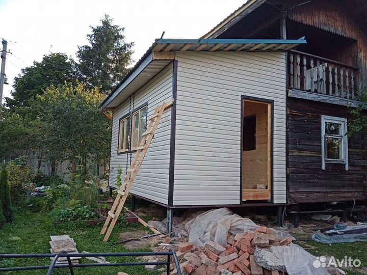 Пристройка к дому - террасы, веранды, беседки