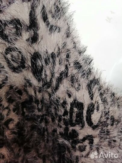 Платье пушистое леопард Rainbow Bonprix р. 48-50