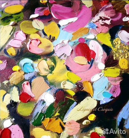 Картина маслом. Цветы