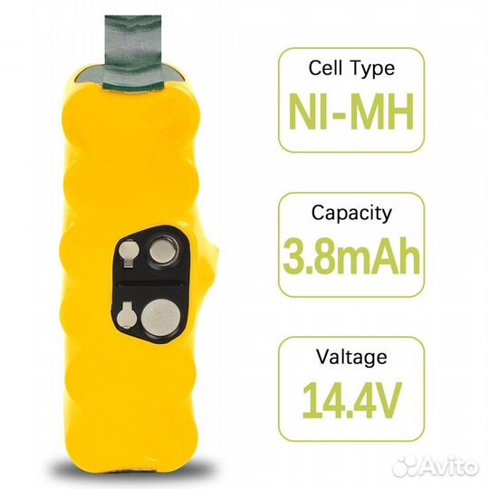 Аккумулятор для роботов пылесосов irobot Roomba