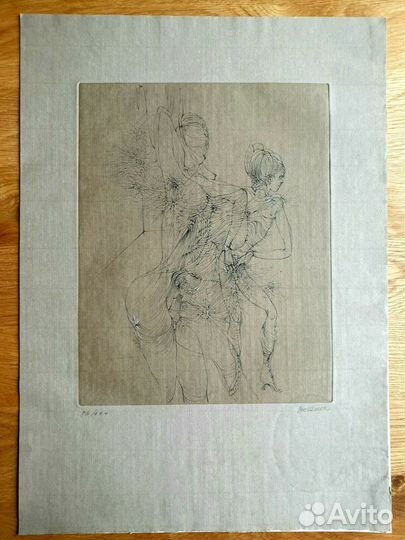 Ханс Беллмер гравюра сюрреализм Bellmer 1968г