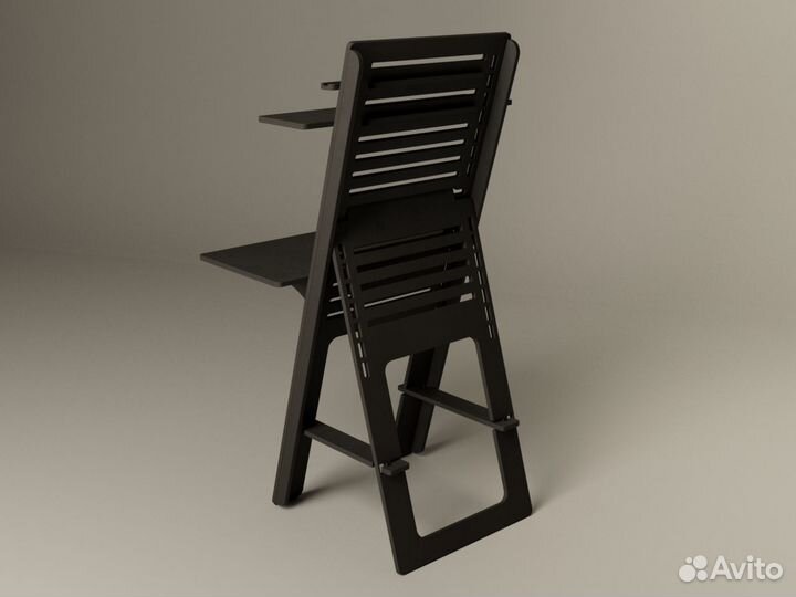 Компьютерный стол черный