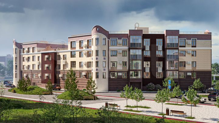 2-к. квартира, 54 м², 2/4 эт.