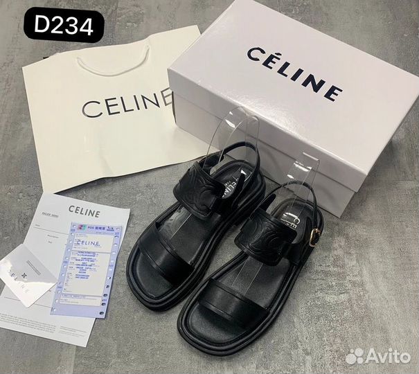 Босоножки Celine черные