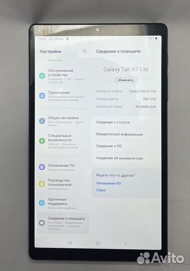 Оригинальный планшет Samsung Galaxy Tab A7 lite 3