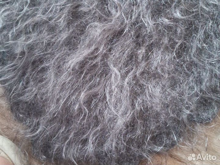 Пуховая косынка ручной работы.и