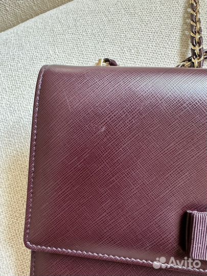 Сумка Salvatore Ferragamo бордовая