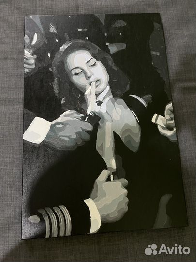 Картины по номерам раскрашенная