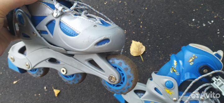 Роликовые коньки детские раздвижные