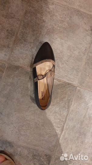Балетки натуральная кожа 38