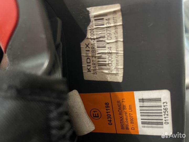 Детское автокресло britax romer kidfix от 15-36кг