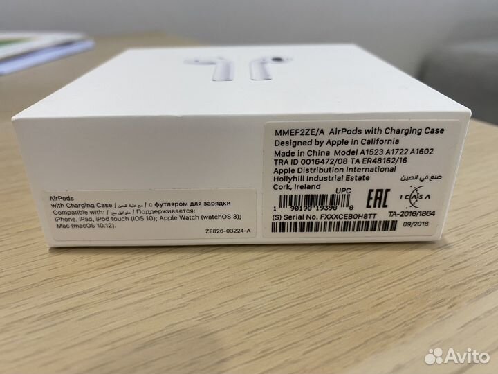 Apple Airpods 1 Оригинал