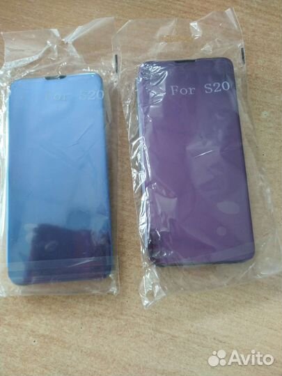 Зеркальные чехлы книжки на самсунг гелекси s20
