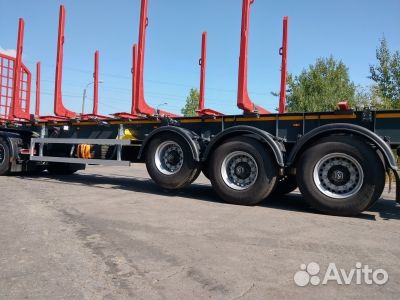 Полуприцеп лесовоз (сортиментовоз) АПС 553604, 2023