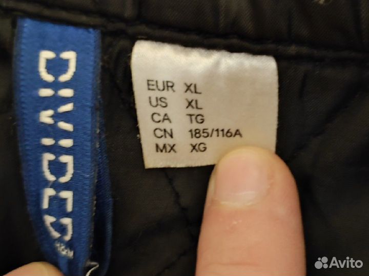 Теплая рубашка divided (h&m) XL