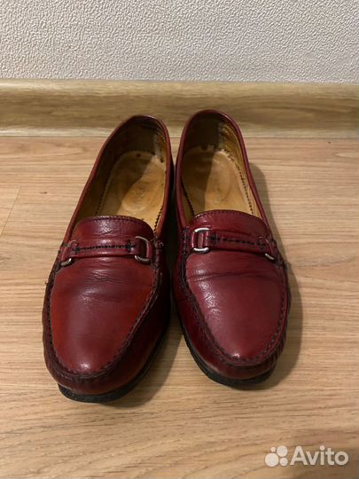Туфли мокасины женские натуральная кожа Франция