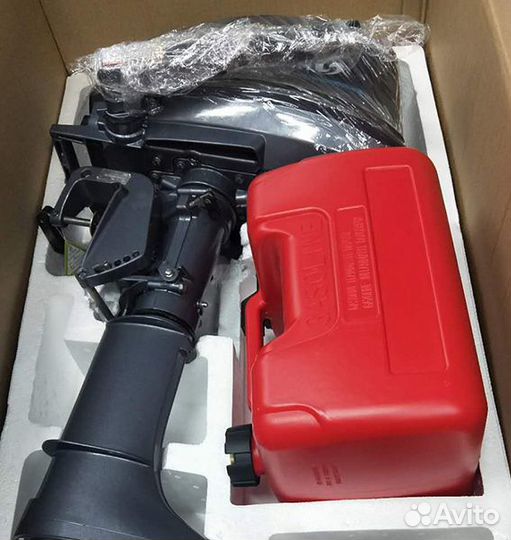 Мотор лодочный AlfaCG Т5 + бак 12л, новый